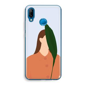 CaseCompany Leaf: Huawei P20 Lite Transparant Hoesje
