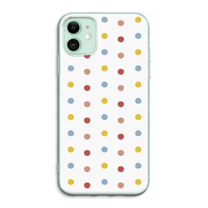 CaseCompany Bollen: iPhone 11 Transparant Hoesje