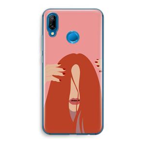 CaseCompany Woke up like this: Huawei P20 Lite Transparant Hoesje