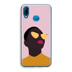 CaseCompany Yellow glasses: Huawei P20 Lite Transparant Hoesje