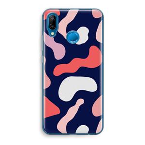 CaseCompany Memphis Shapes Pink: Huawei P20 Lite Transparant Hoesje