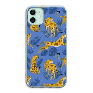 CaseCompany Luipaard: iPhone 11 Transparant Hoesje