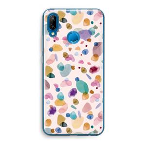 CaseCompany Terrazzo Memphis Pink: Huawei P20 Lite Transparant Hoesje