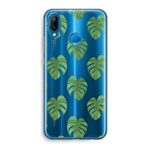 CaseCompany Monstera leaves: Huawei P20 Lite Transparant Hoesje