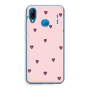 CaseCompany Hartjes: Huawei P20 Lite Transparant Hoesje