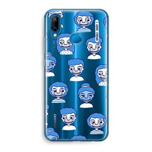 CaseCompany Gezichtjes: Huawei P20 Lite Transparant Hoesje
