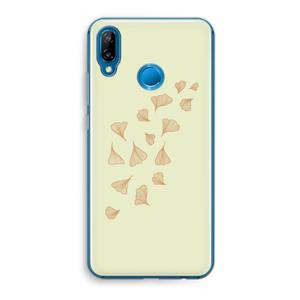 CaseCompany Falling Leaves: Huawei P20 Lite Transparant Hoesje