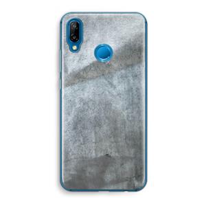 CaseCompany Grey Stone: Huawei P20 Lite Transparant Hoesje