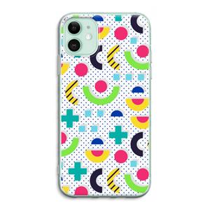 CaseCompany 8-bit N°1: iPhone 11 Transparant Hoesje