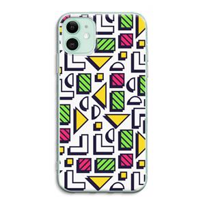 CaseCompany 8-bit N°4: iPhone 11 Transparant Hoesje