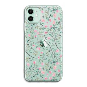 CaseCompany Sierlijke bloemen: iPhone 11 Transparant Hoesje