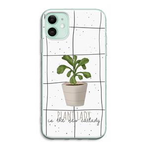 CaseCompany Kamerplant op vensterruit: iPhone 11 Transparant Hoesje