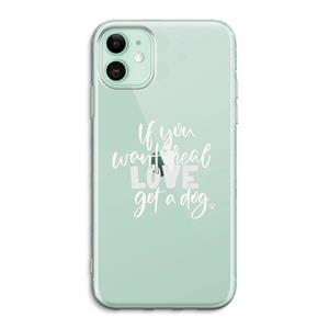 CaseCompany Partner in crime: iPhone 11 Transparant Hoesje
