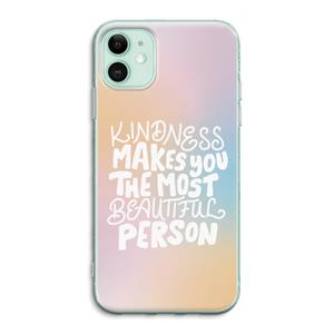 CaseCompany The prettiest: iPhone 11 Transparant Hoesje