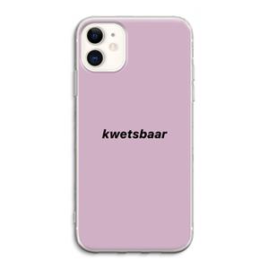CaseCompany kwetsbaar: iPhone 11 Transparant Hoesje