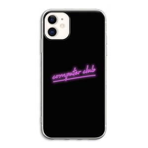 CaseCompany Vice Black: iPhone 11 Transparant Hoesje