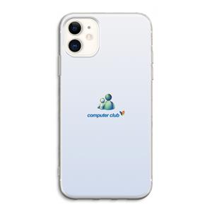 CaseCompany MSN: iPhone 11 Transparant Hoesje
