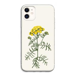 CaseCompany Tansy: iPhone 11 Transparant Hoesje