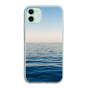 CaseCompany Water horizon: iPhone 11 Transparant Hoesje