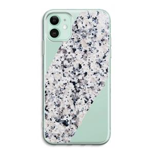 CaseCompany Gespikkelde marmer: iPhone 11 Transparant Hoesje