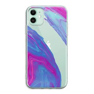 CaseCompany Zweverige regenboog: iPhone 11 Transparant Hoesje