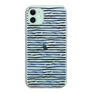 CaseCompany Verrassende lijnen: iPhone 11 Transparant Hoesje