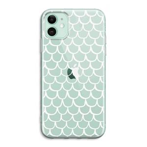 CaseCompany Dakpannetjes: iPhone 11 Transparant Hoesje