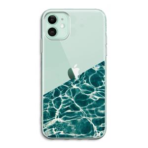 CaseCompany Weerkaatsing water: iPhone 11 Transparant Hoesje