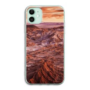 CaseCompany Mars: iPhone 11 Transparant Hoesje