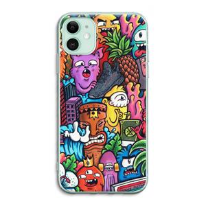 CaseCompany Vexx Mixtape: iPhone 11 Transparant Hoesje