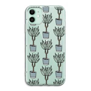 CaseCompany Boompje: iPhone 11 Transparant Hoesje