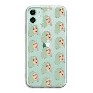 CaseCompany King Kylie: iPhone 11 Transparant Hoesje