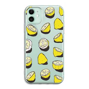 CaseCompany When Life Gives You Lemons...: iPhone 11 Transparant Hoesje
