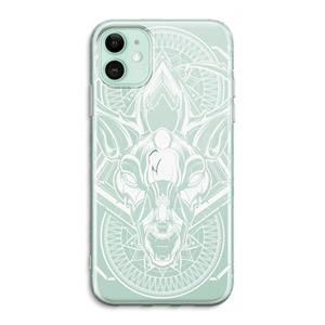 CaseCompany Oh Deer: iPhone 11 Transparant Hoesje