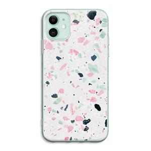 CaseCompany Terrazzo N°3: iPhone 11 Transparant Hoesje