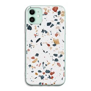 CaseCompany Terrazzo N°4: iPhone 11 Transparant Hoesje