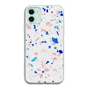 CaseCompany Terrazzo N°6: iPhone 11 Transparant Hoesje