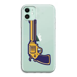 CaseCompany Pew Pew Pew: iPhone 11 Transparant Hoesje