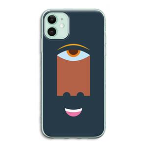 CaseCompany Mono M: iPhone 11 Transparant Hoesje