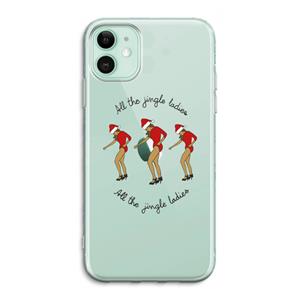 CaseCompany Jingle Ladies: iPhone 11 Transparant Hoesje