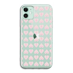 CaseCompany Ass 'n Titties: iPhone 11 Transparant Hoesje