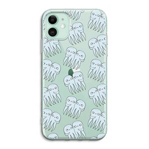 CaseCompany Octopussen: iPhone 11 Transparant Hoesje