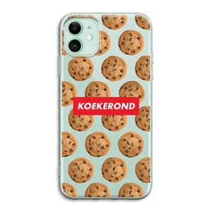 CaseCompany Koekerond: iPhone 11 Transparant Hoesje