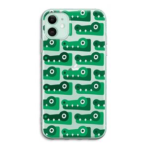 CaseCompany Crocs: iPhone 11 Transparant Hoesje