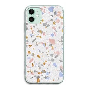 CaseCompany Terrazzo N°8: iPhone 11 Transparant Hoesje