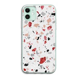 CaseCompany Terrazzo N°12: iPhone 11 Transparant Hoesje