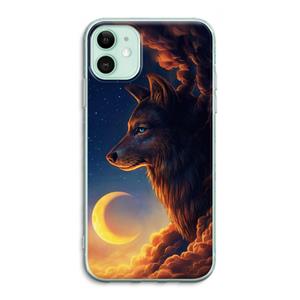 CaseCompany Night Guardian: iPhone 11 Transparant Hoesje