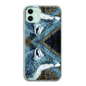 CaseCompany Golden Fox: iPhone 11 Transparant Hoesje