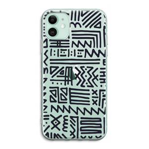 CaseCompany Marrakech print: iPhone 11 Transparant Hoesje