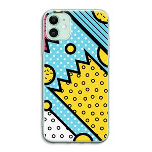 CaseCompany Pop Art #1: iPhone 11 Transparant Hoesje